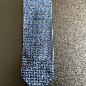 Charvet blue silk tie